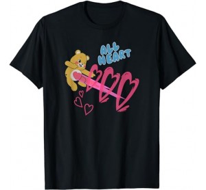 Care Bears Valentine s Day Tenderheart Bear All Heart Poster T-Shirt